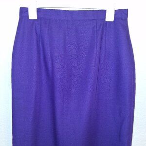 80s Vintage Cross Country Pencil Skirt Size 14